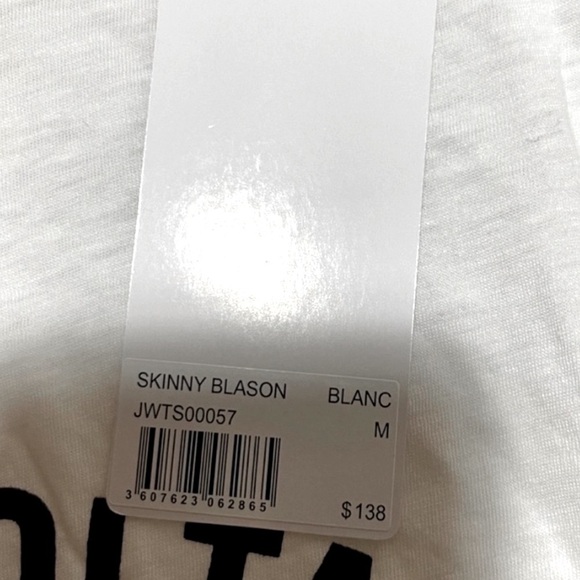 Zadig & Voltaire Skinny Blasson Tee- S,M,L - Picture 8 of 9